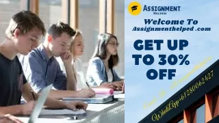 welcome to assignmenthelped com
