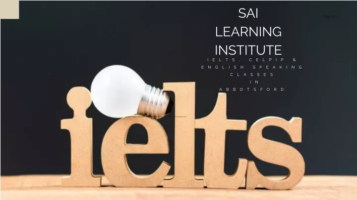 sai learning institute