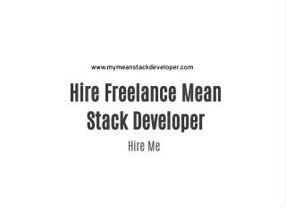www mymeanstackdeveloper com