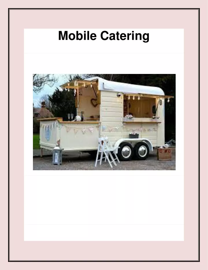 mobile catering