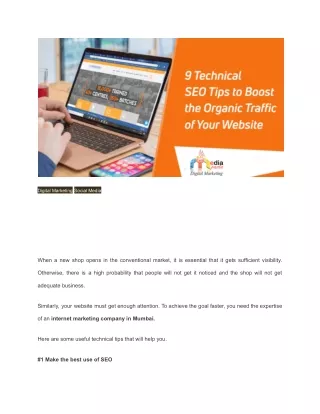 Digital Marketing Social Media