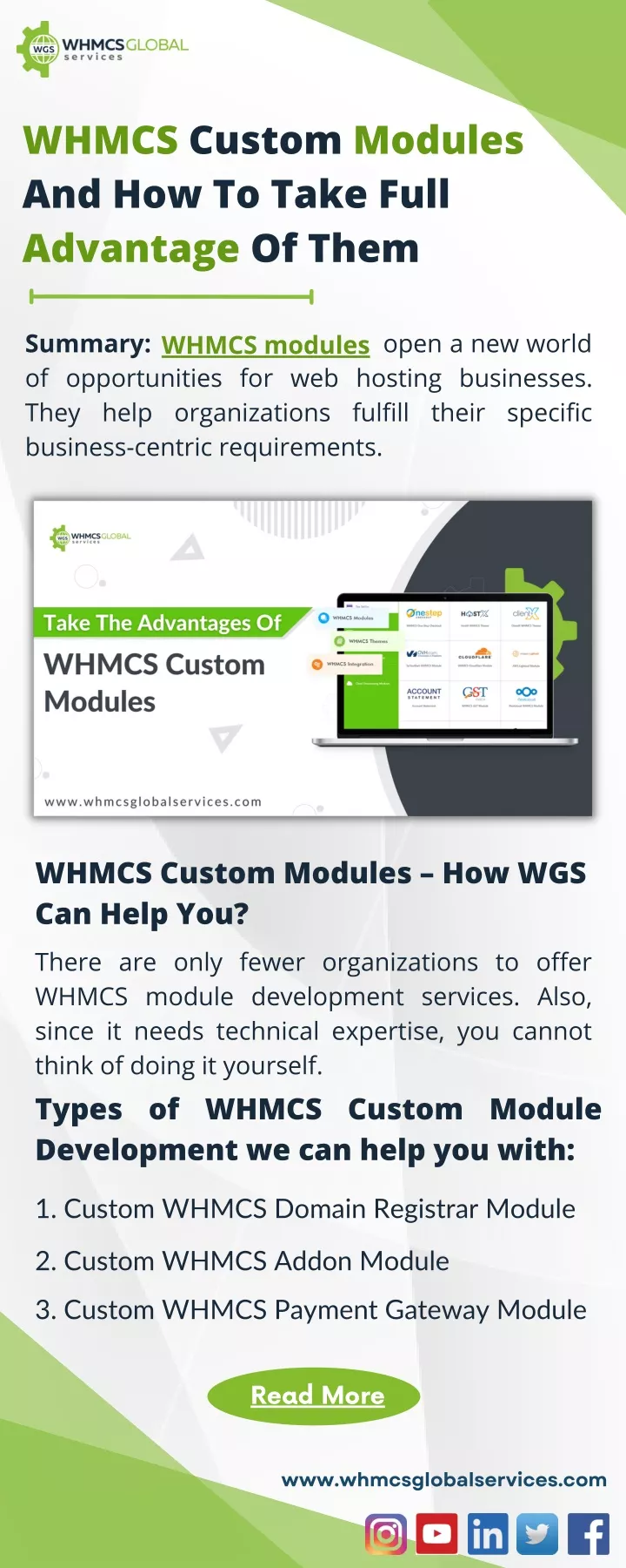 whmcs custom modules and how to take full