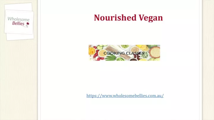 nourished vegan