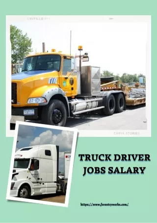Rail Yards Truck Driver Jobs Salary