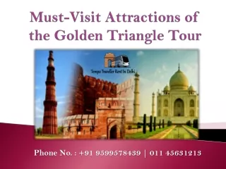 Must-Visit Attractions of the Golden Triangle Tour