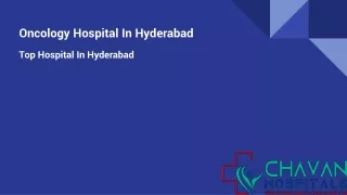 Oncology Hospital In Hyderabad