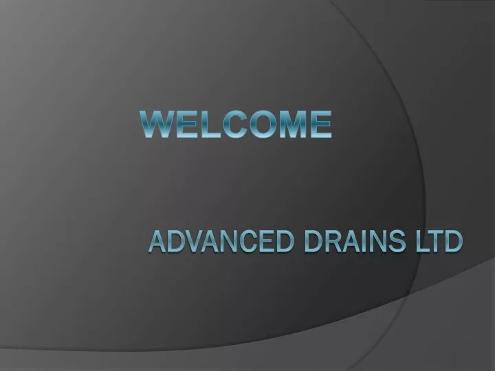 advanced drains ltd