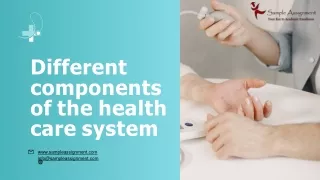 different components of the health care system