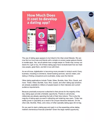 the use of dating apps appears to be linked