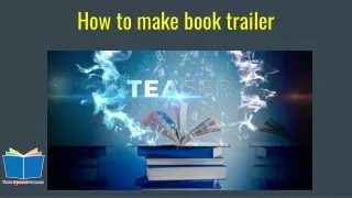 how to make book trailer