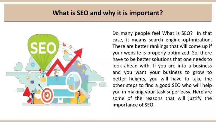 what is seo and why it is important