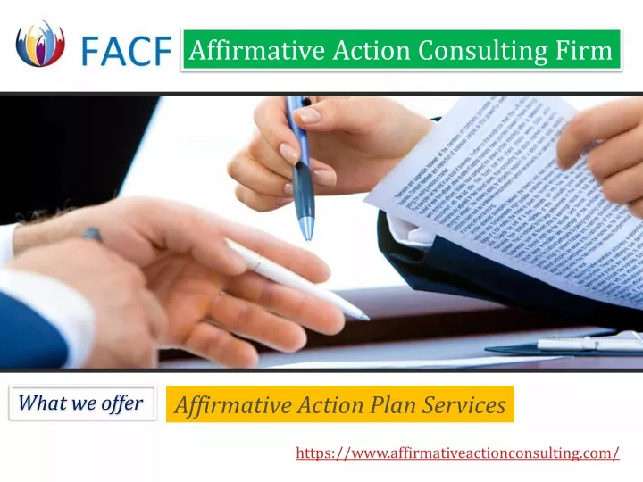 affirmative action consulting firm