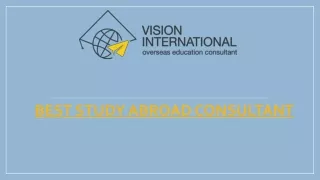 Best Study Abroad Consultant