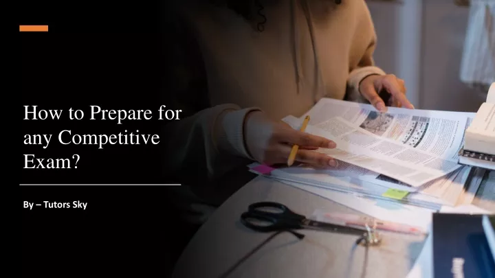 how to prepare for any competitive exam