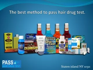 Best Method to Pass Hair Drug Test in New York