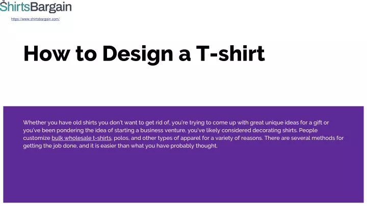 how to design a t shirt