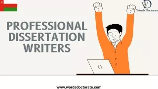 Professional Dissertation Writers - Words Doctorate