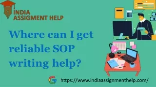 where can i get reliable sop writing help