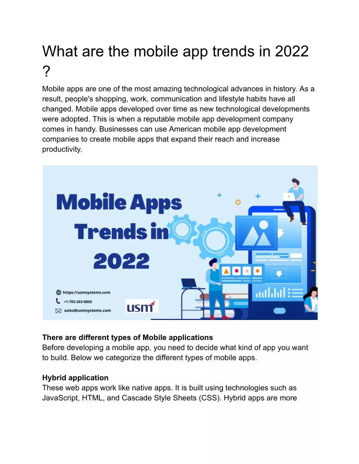 what are the mobile app trends in 2022