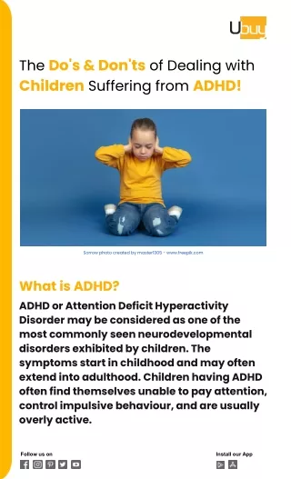 The Do's and Don'ts of Dealing with Children Suffering from ADHD!