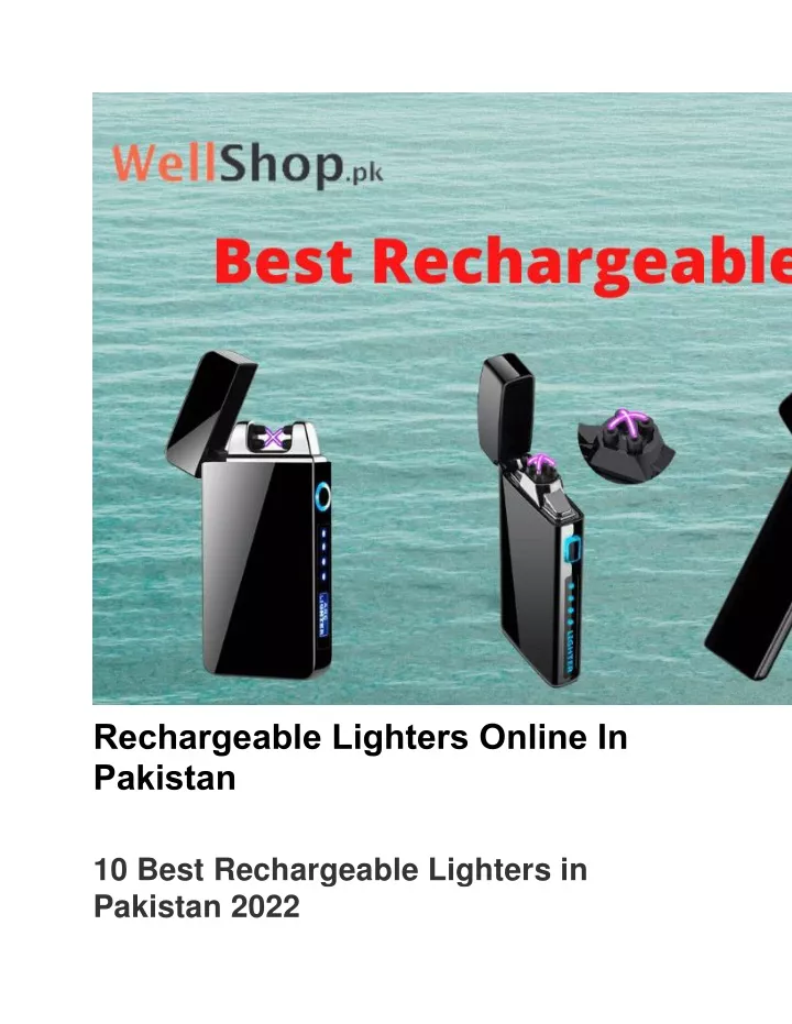 rechargeable lighters online in pakistan