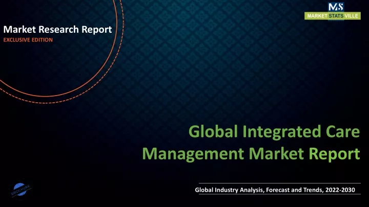 market research report exclusive edition