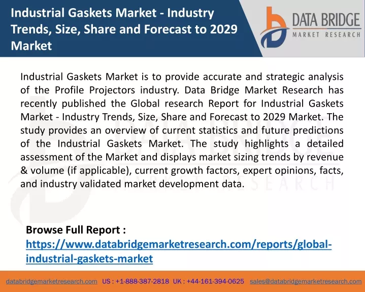 industrial gaskets market industry trends size