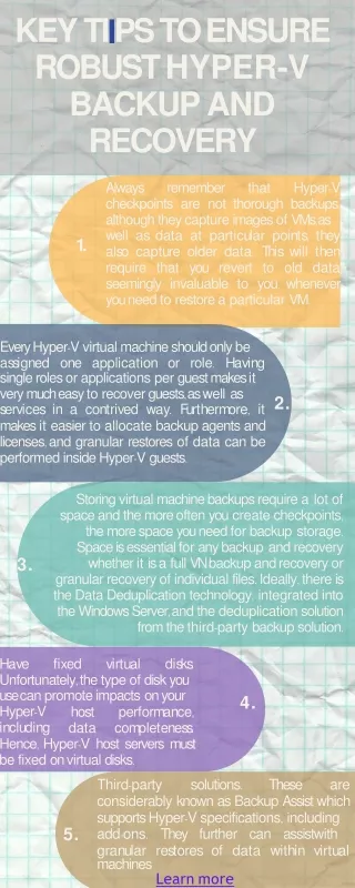 Key Tips to Ensure Robust Hyper-V Backup and Recovery