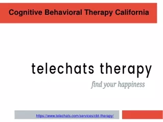 Cognitive Behavioral Therapy California