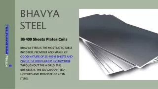 "Stainless Steel 409 Sheet Plates Coils."