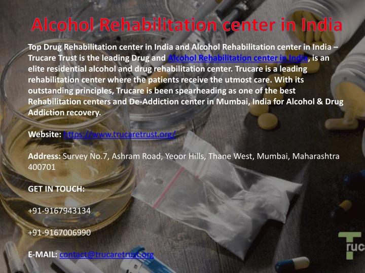 alcohol rehabilitation center in india