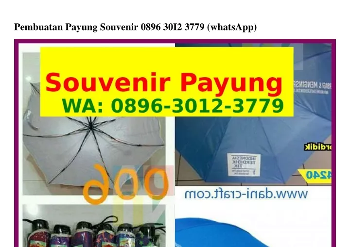 pembuatan payung souvenir 0896 30i2 3779 whatsapp