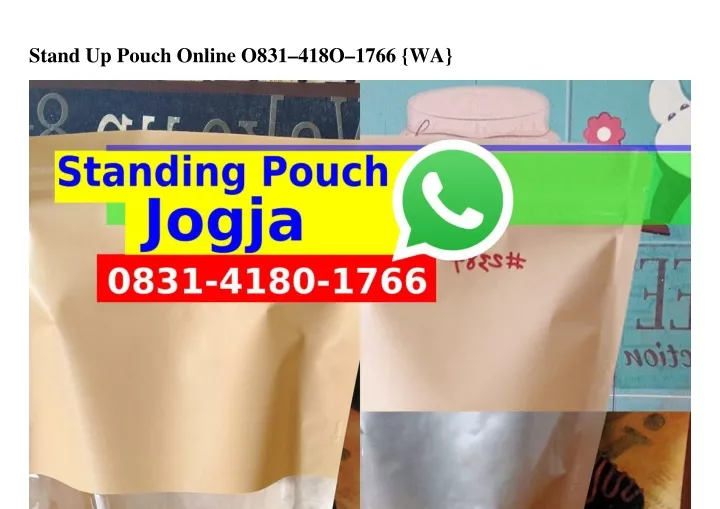 stand up pouch online o831 418o 1766 wa
