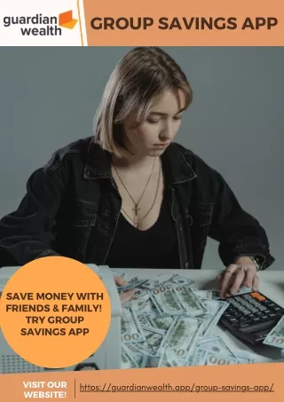 Group Savings App | Best Financial App - GuardianWealth