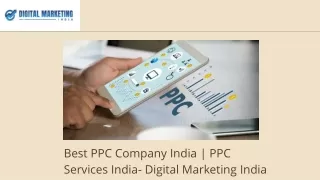 Best PPC Company India PPC Services India- Digital Marketing India