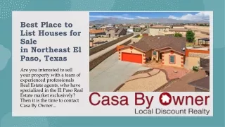 Best Place to List Houses for Sale in Northeast El Paso, Texas