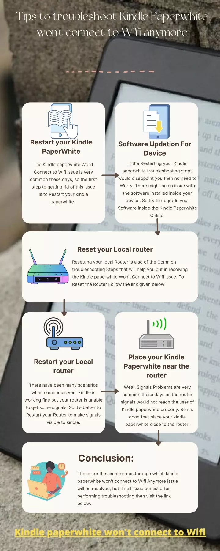 tips to troubleshoot kindle paperwhite