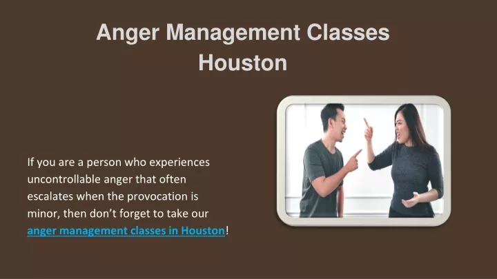 anger management classes houston
