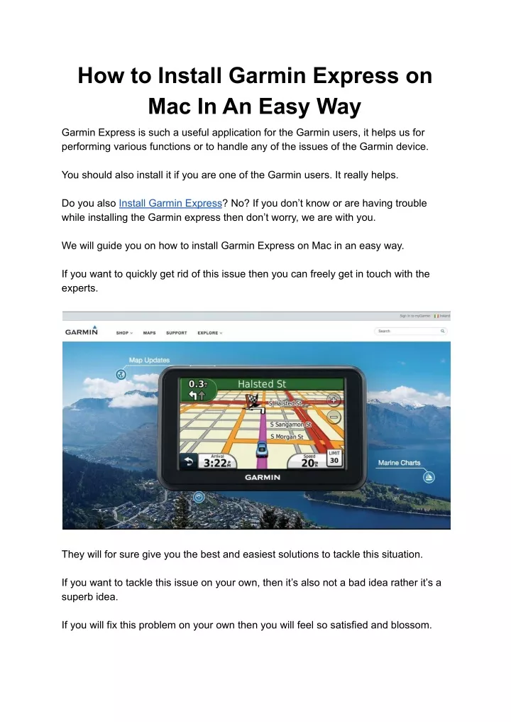 garmin express for mac download
