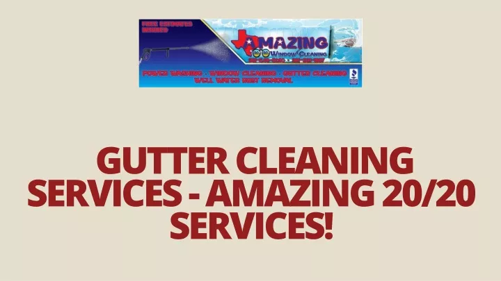 gutter cleaning services amazing 20 20 services