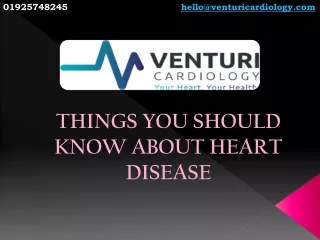 Things You Should Know About Heart Disease