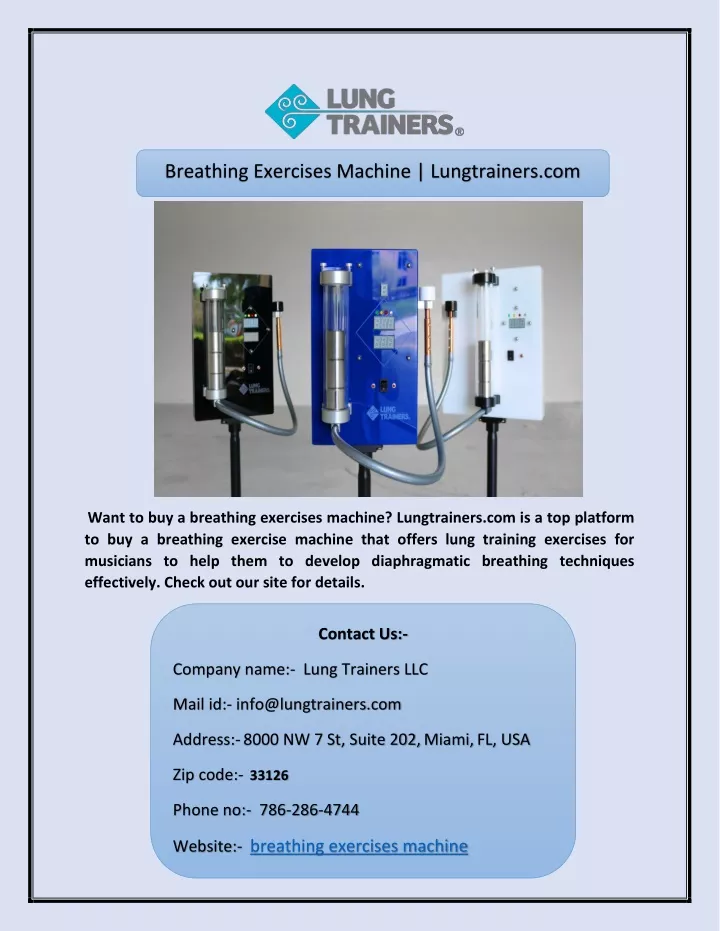 breathing exercises machine lungtrainers com