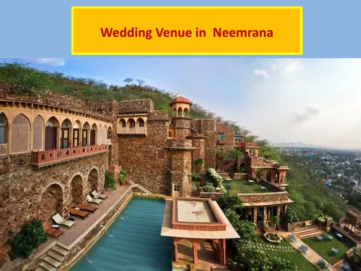 wedding venue in neemrana