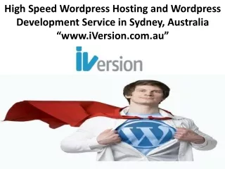 Wordpress Hosting and Wordpress Development in Sydney, Australia