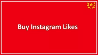 Buy Instagram Likes | ChaoGolden