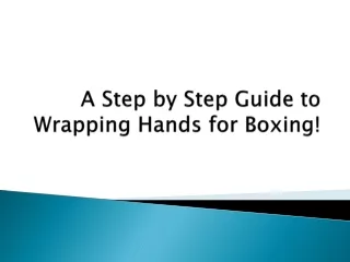 a step by step guide to wrapping hands for boxing