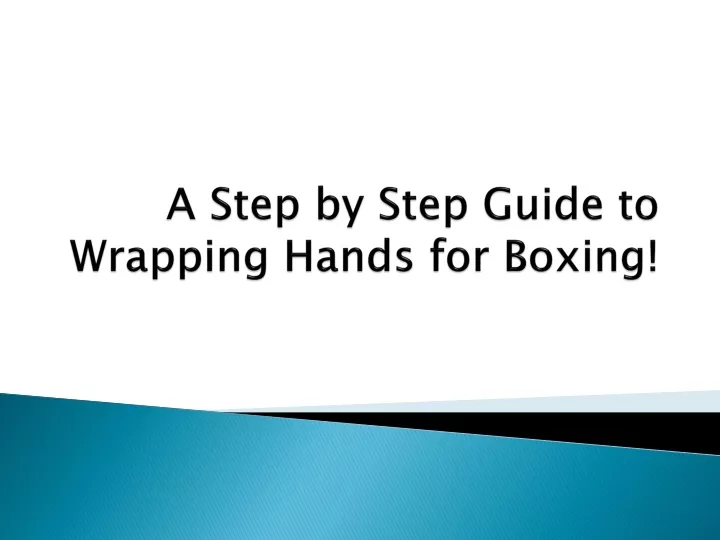 a step by step guide to wrapping hands for boxing