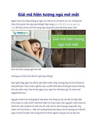 gi i m hi n t ng ng m m t