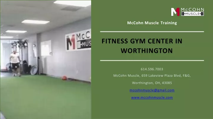 mccohn muscle training