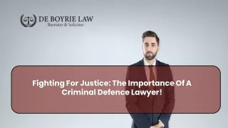 Toronto Criminal Defence Lawyer